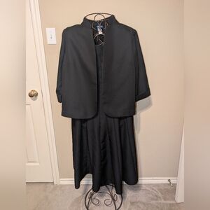 Elegant Black Dress with Jacket